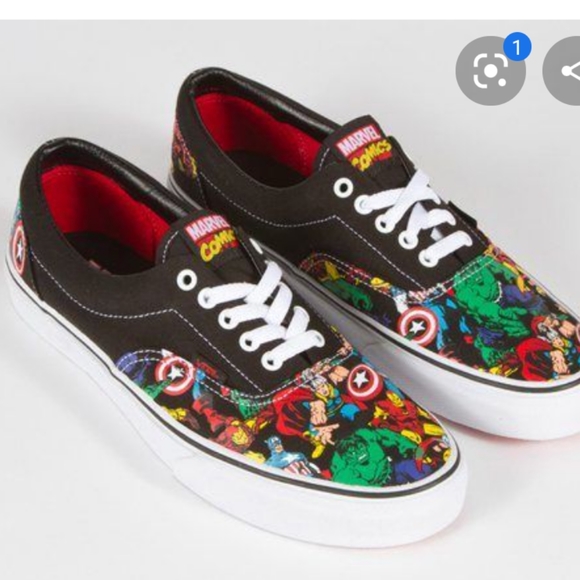 Vans Shoes Vans Marvel Comic Super Rare Poshmark